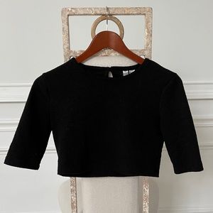 Black Crop Top
